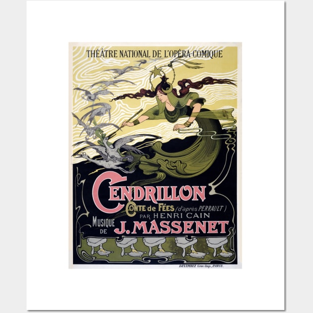 Vintage Advertising Poster France Cendrillon Wall Art by vintagetreasure